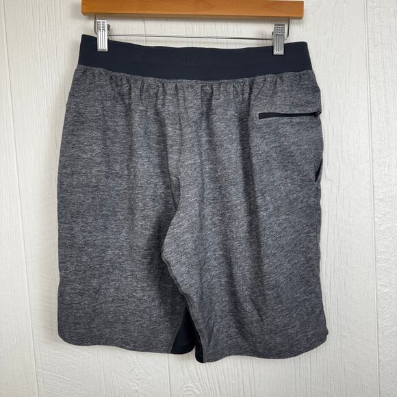 Lululemon Mens T.H.E. Shorts Medium Gray Linerless 9" Inseam Gym Athleisure Run - Picture 5 of 8